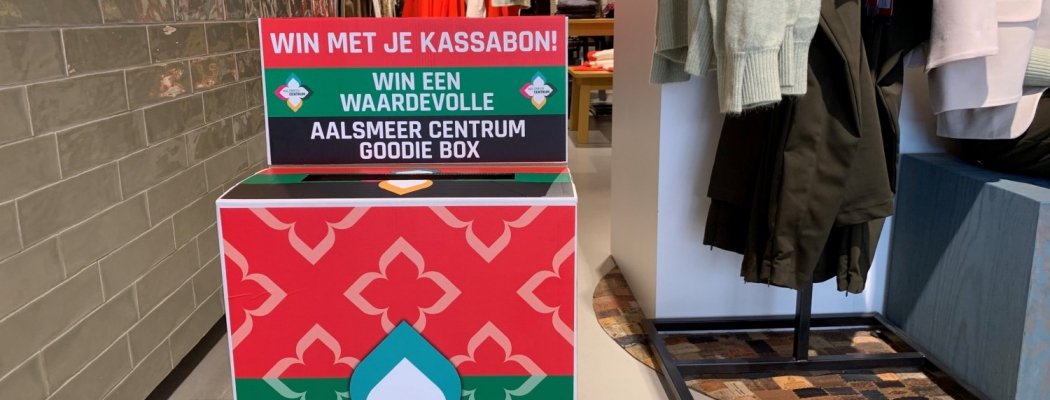 ‘Hier met je kassabon’ in Aalsmeer Centrum