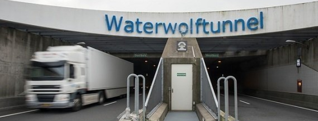 Afsluiting N201 door oefening hulpdiensten in Waterwolftunnel