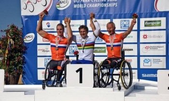 Tweede plaats voor Jetze Plat op WK handbiken