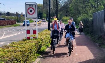 Bezoek burgemeester aan Fietsersbond De Ronde Venen