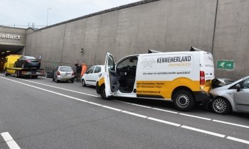 Amstel Aquaduct N201 Amstelhoek dicht na ongeluk