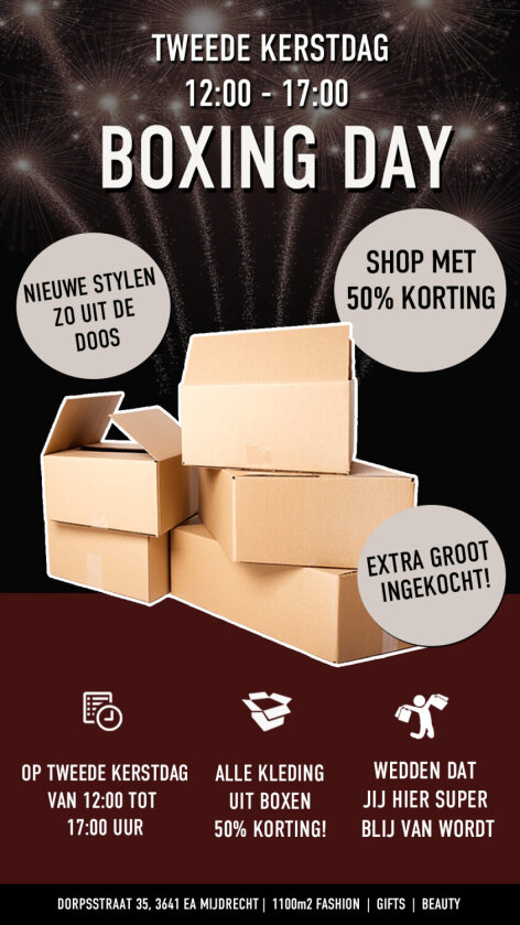 De Loods Fashion 2de kerstdag geopend