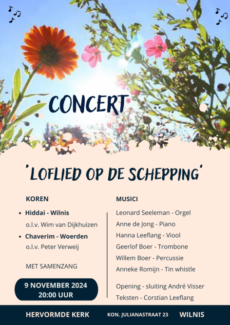 Concert: Loflied op de Schepping