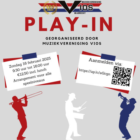 Play-in bij muziekvereniging VIOS