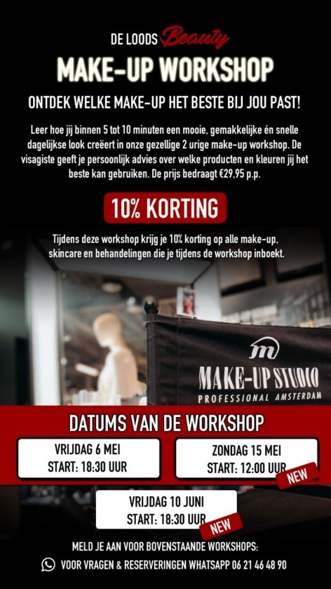 Make-up workshop De Loods