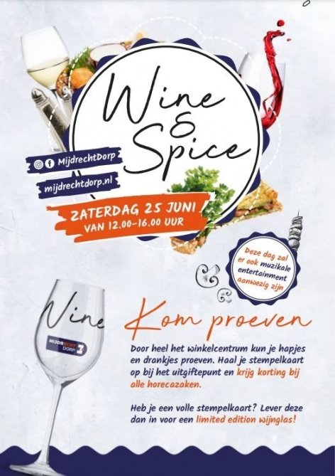 Wine and Spice event Mijdrecht