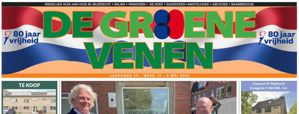 De Groene Venen van 2 mei staat online