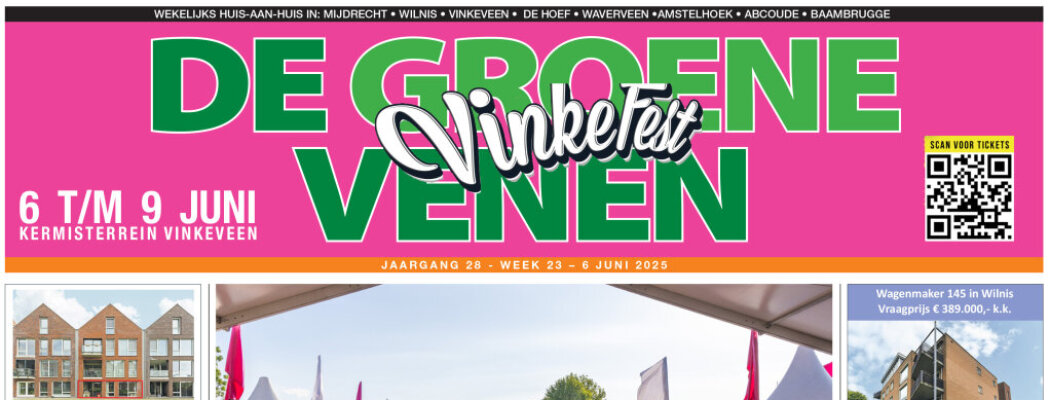 De Groene Venen van 6 juni staat online