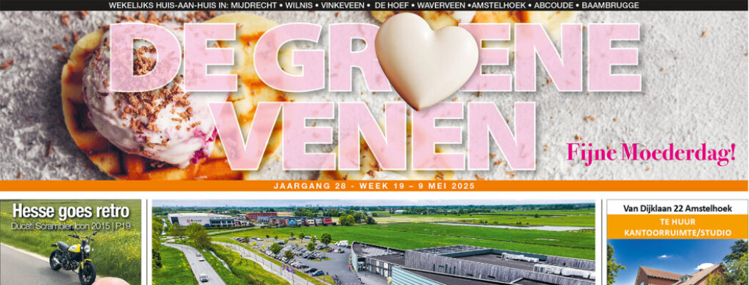 De Groene Venen van 9 mei staat online
