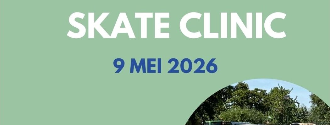 Skate clinic IJsclub Nooit Gedacht op 9 mei