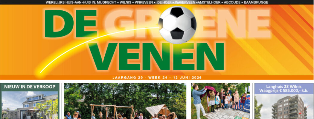De Groene Venen van 12 juni staat online