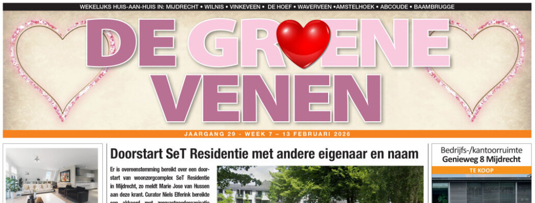 De Groene Venen van 13 februari staat online.