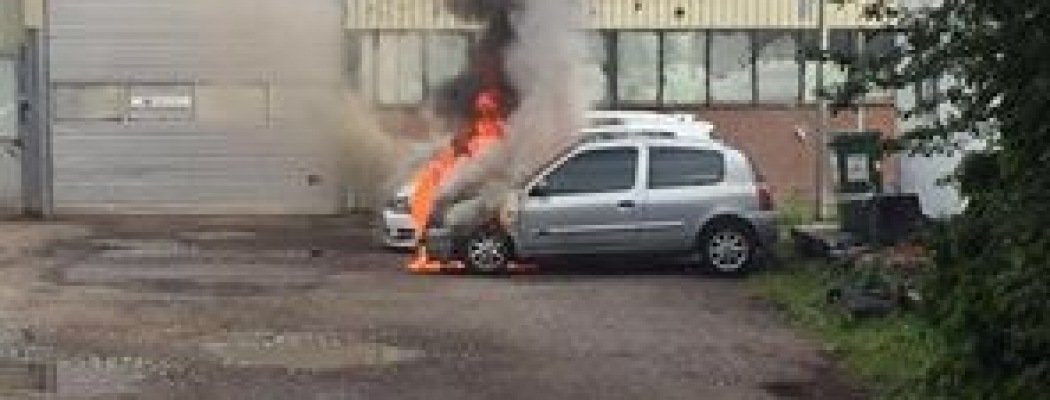 Autobrand in Aalsmeer