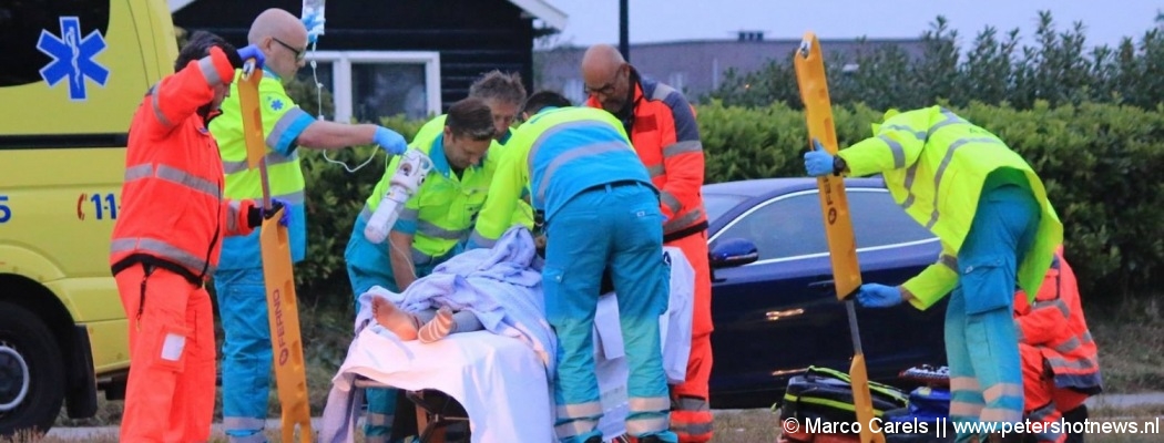 Fietser ernstig gewond ongeluk N196 Uithoorn