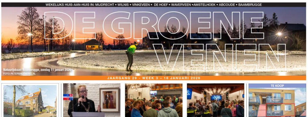 De Groene Venen van 16 januari staat online.