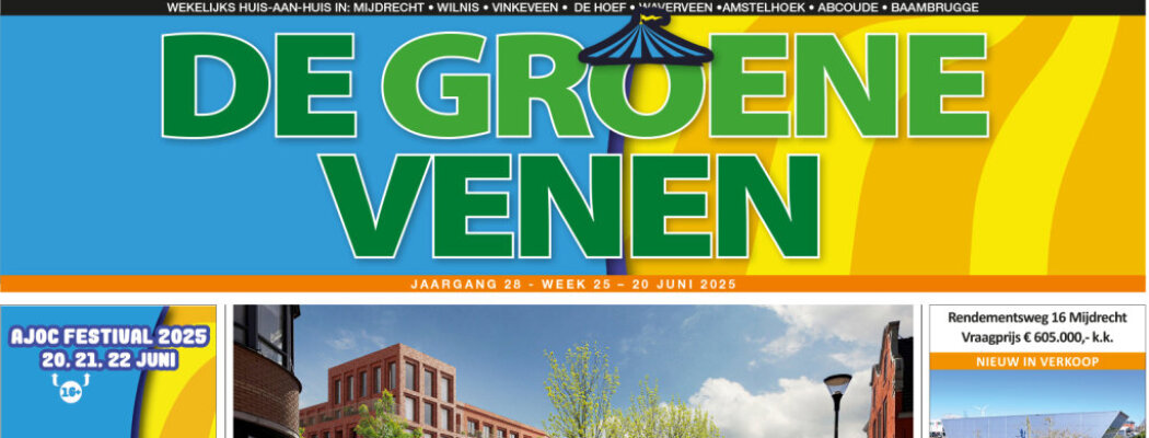 De Groene Venen van 20 juni staat online