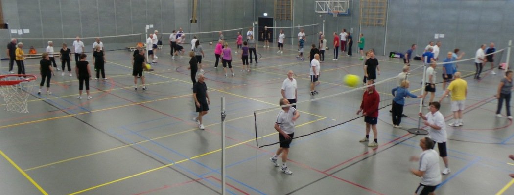 Vrolijk Volleybollentoernooi van Spel en Sport