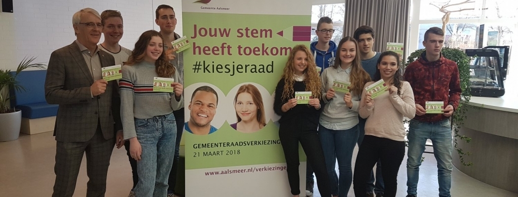 Start verkiezingscampagne Aalsmeer: ‘Jouw stem heeft de toekomst’
