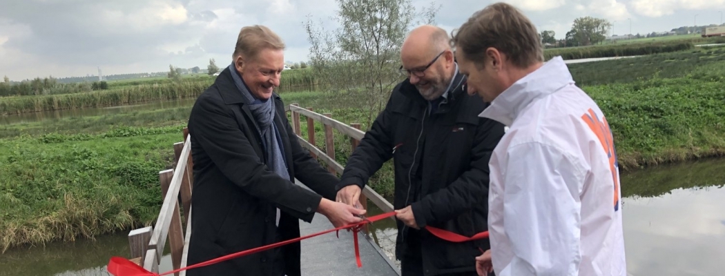 Voetgangersbrug Libellebos officieel geopend