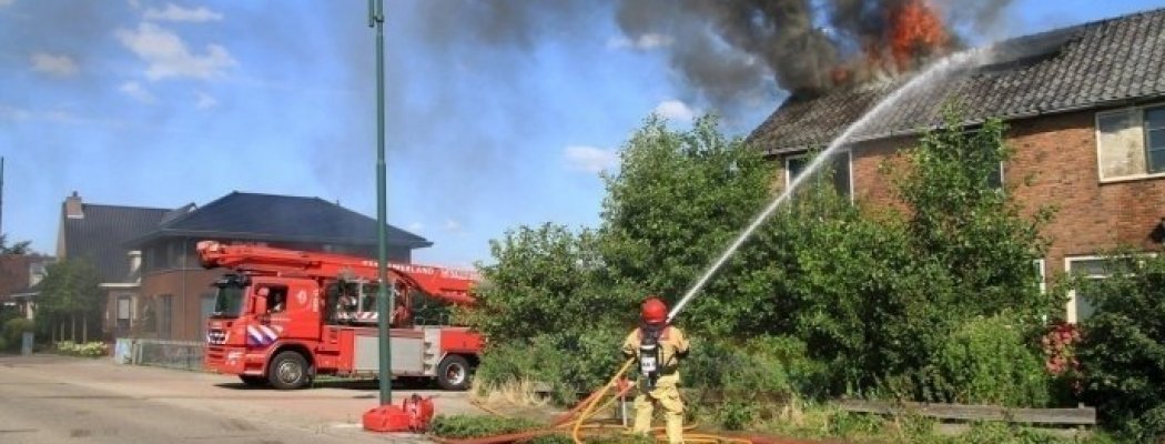 Politie vermoedt brandstichting bij zolderbrand Kudelstaart