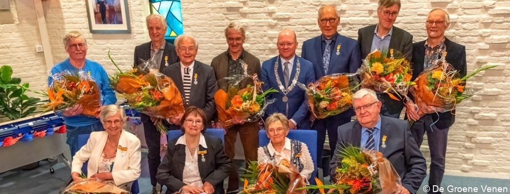 Koninklijke onderscheiding voor 12 inwoners van De Ronde Venen