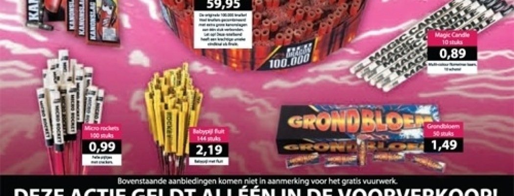 Nederlanders kopen onverminderd vuurwerk