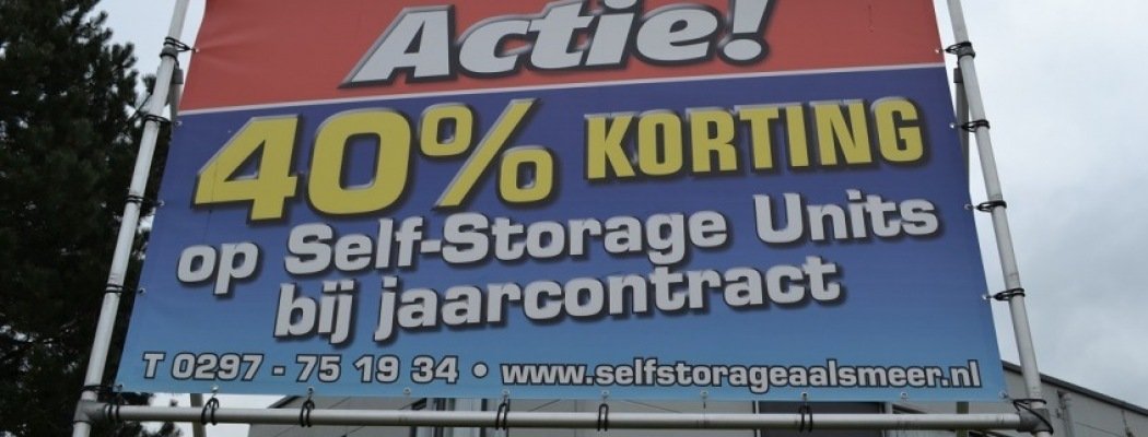 Huur nu goedkoop uw opslagruimte bij Self-Storage Aalsmeer