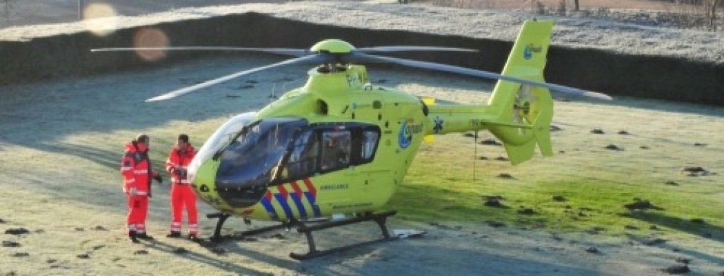 Traumahelikopter in actie voor bedrijfsongeval Uithoorn