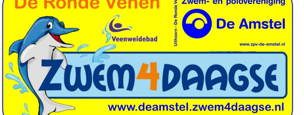 Maandag 1 juni start Zwem4daagse in Mijdrecht