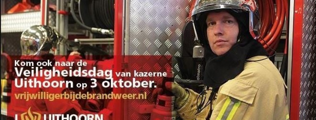 Zaterdag 3 oktober Brandweer open dag Uithoorn