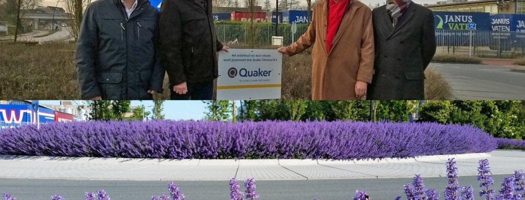 Quaker Chemicals sponsor van rotonde Amsterdamseweg Uithoorn