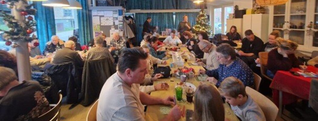 Samen genieten tijdens derde kerstdag bij de Buurtkamer Mijdrecht