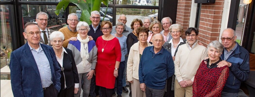 Burgemeester ontvangt echtparen die 50 jaar getrouwd zijn