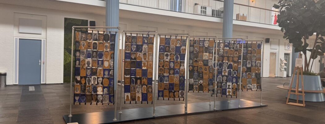 Kunstwerk ‘Gezichten van Aalsmeer’