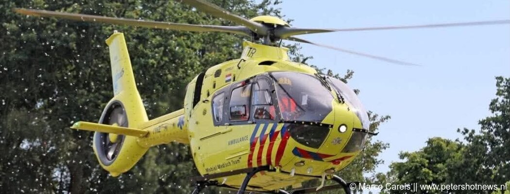 Traumahelikopter ingezet voor scooterongeluk Aalsmeer
