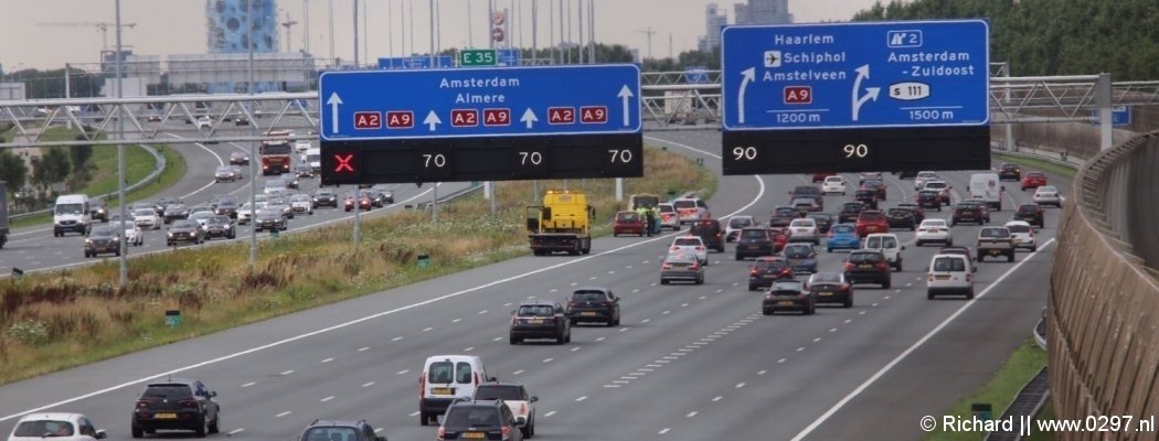 Gewonde bij ongeval A2 bij Abcoude