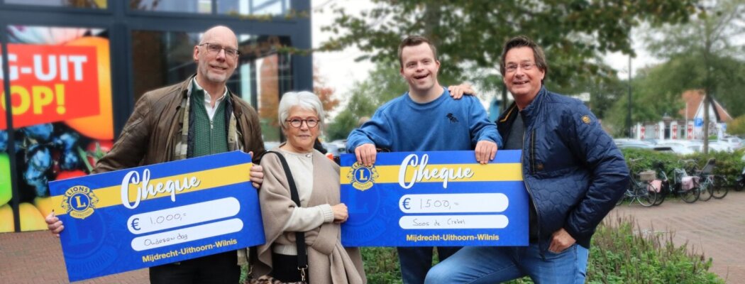 Lions Running Bridgedrive haalt € 2.500 op voor Soos de Cirkel en de Seniorendag