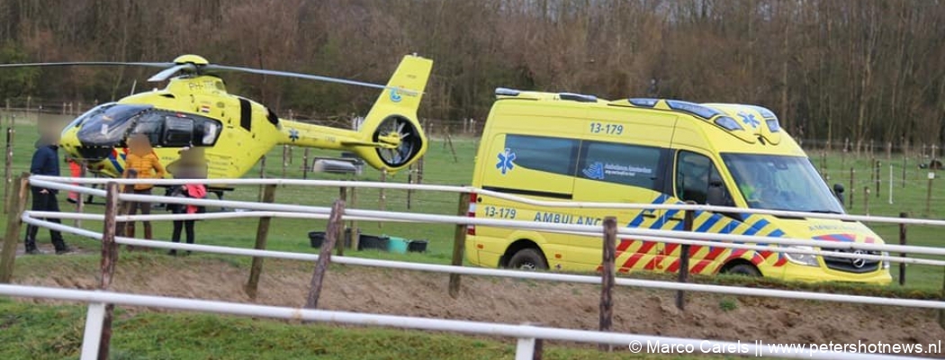 Ruiter zwaar gewond in Aalsmeer
