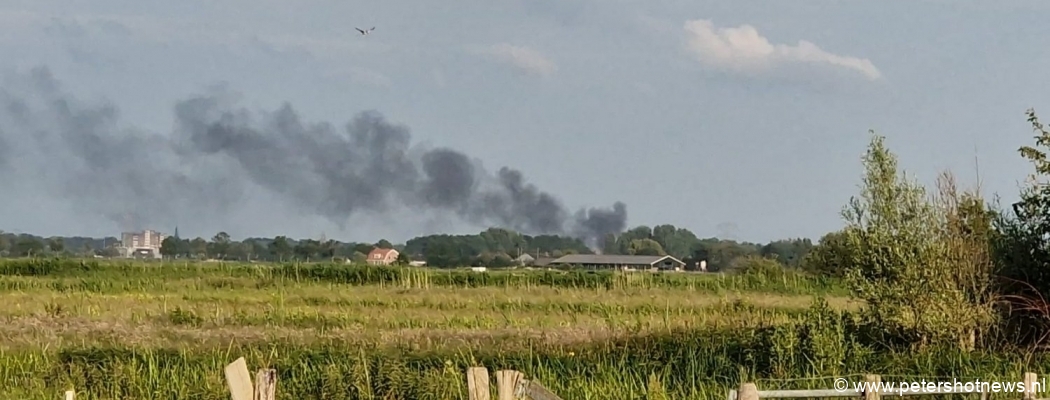 Bestelbus in brand op A2 bij Breukelen