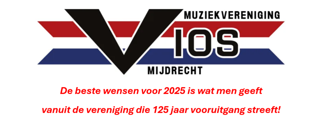 Reünie Muziekvereniging VIOS op 18 januari