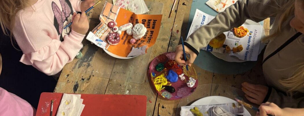 Kinderen ontdekken creativiteit bij de KudelKnutselKlup