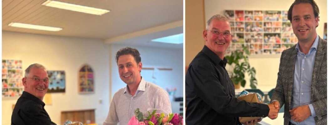 Wim Stam in het zonnetje gezet bij afscheid op ledenvergadering ChristenUnie De Ronde Venen