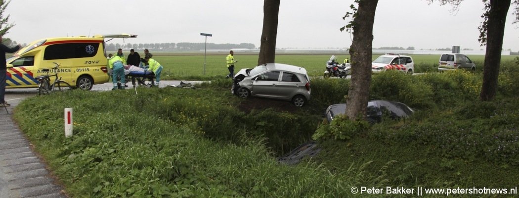 Vrouw gewond bij aanrijding Westerlandweg De Hoef