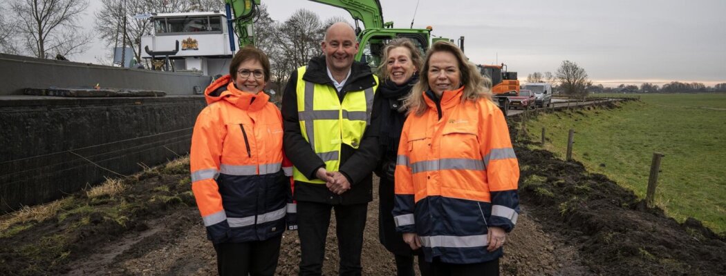 Dijkverbetering Nieuwveens Jaagpad en Ruigekade van start