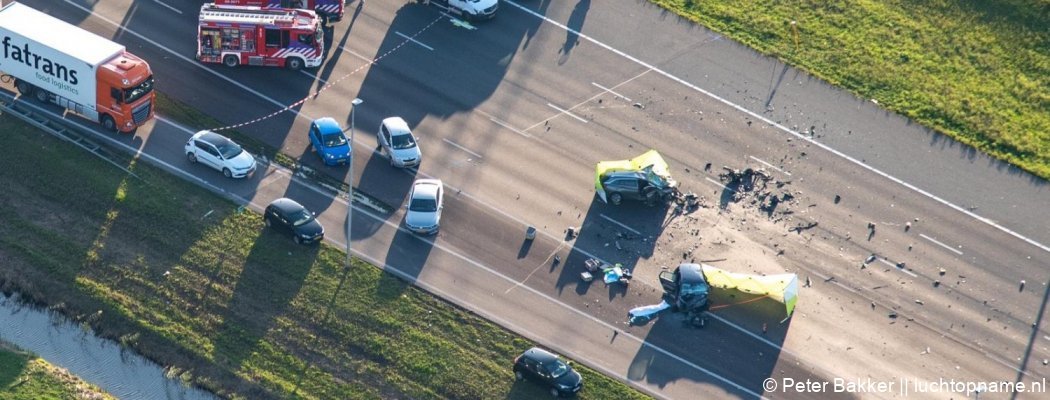 Ernstig ongeluk op A2 bij Breukelen eist drie levens