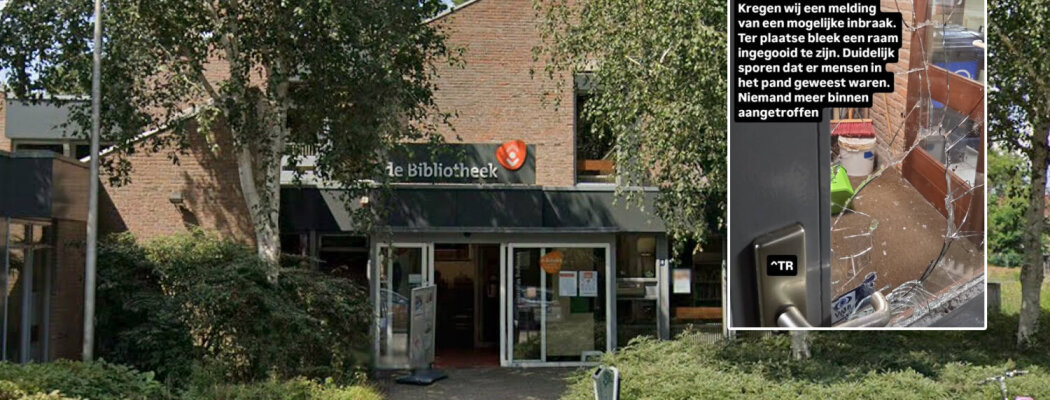 Inbrekers slopen 3 deuren bibliotheek Mijdrecht: 'Niets meegenomen, alleen rommel gemaakt'