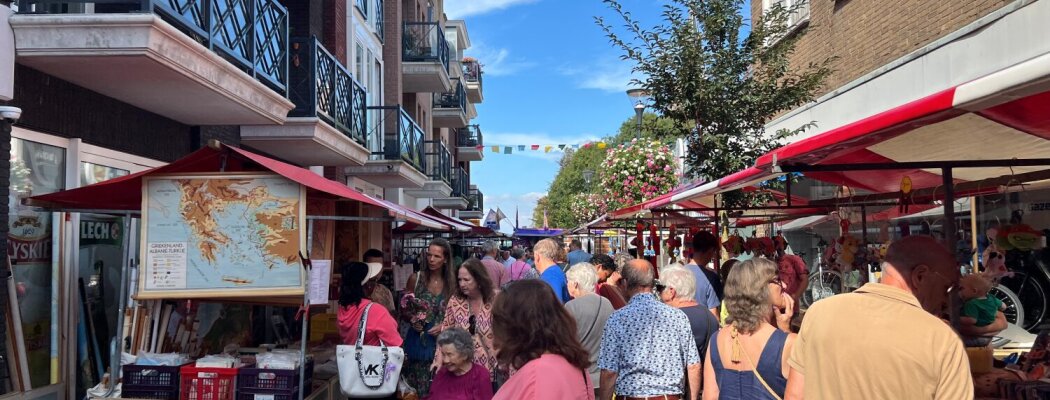 6 september grote braderie in Aalsmeer Centrum
