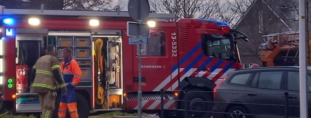 Vuilniswagen vat vlam in Uithoorn