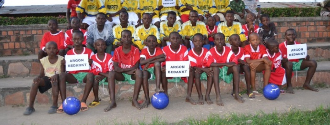 Argon steunt jeugd in Burundi