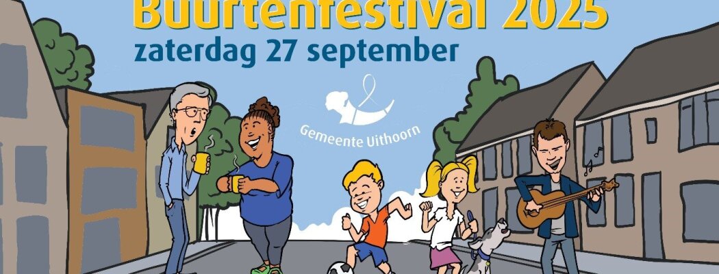 Tweede editie Buurtenfestival op 27 september